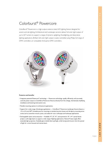 Color Burst Powercore - Philips Lighting