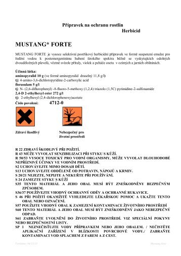 MUSTANG* FORTE - VP Agro