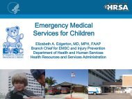 Emergency Medical Services for Children - NHTSA EMS