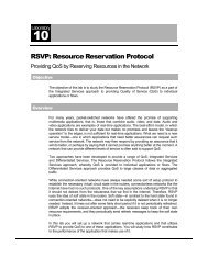 RSVP: Resource Reservation Protocol