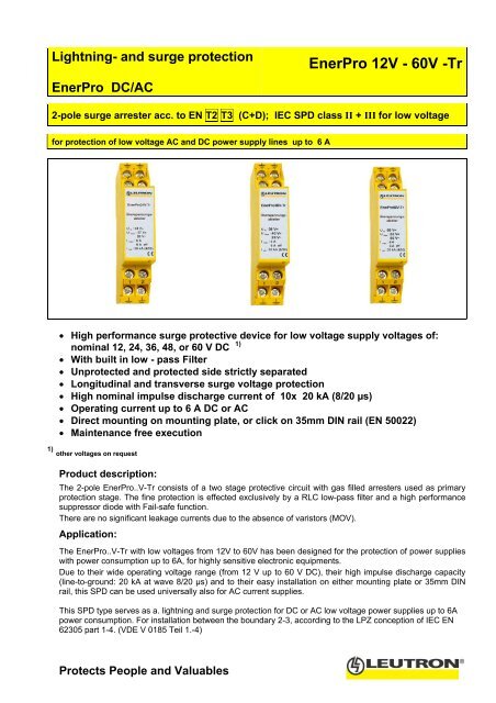 EnerPro 12V - 60V -Tr - Leutron GmbH