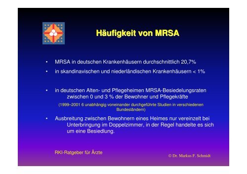 Der schwierige MRSA-Patient (z.B. bei Demenz o - Hagen