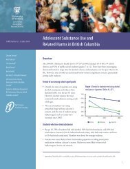 Adolescent Substance Use and Related Harms in British ... - CARBC