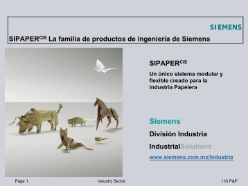 PowerPoint PresentaciÃ³n KCM - Industria de Siemens