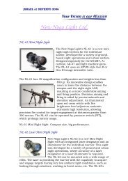 New Noga Light Ltd. NL-61 Mini Night Sight - Sibat