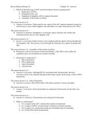 Raven/Johnson Biology 8e Chapter 10 - Answers 1. Which of the ...