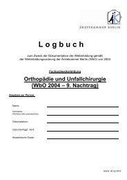 Logbuch FA Orthopädie und Unfallchirurgie [PDF] - Ärztekammer ...