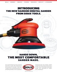 RO 25 Series Sander Flyer - Sioux Tools