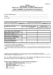 fiche Ã©tablissement BMR 2012 - CCLIN Est