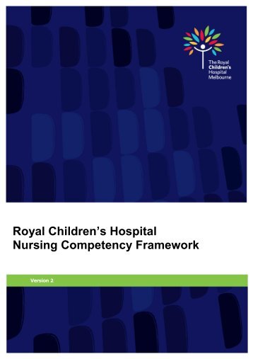 Nursing Competency Framework - The Royal Children's Hospital