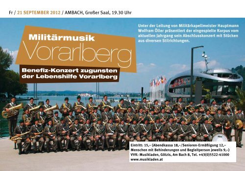 Kultur in Götzis lebt! - Marktgemeinde Götzis