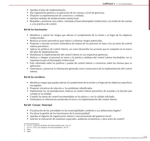 orientaciones bÃ¡sicas para el fortalecimiento del control interno en ...