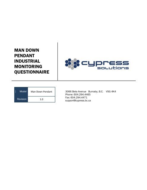 Man Down Pendant Warehouse Monitoring Cypress Solutions - Cypress Man Down Pendant Man Down Pendant Warehouse Monitoring Cypress Solutions - Cypress Man Down Pendant