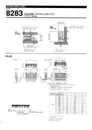 8283 Series Catalog Drawing - KYOCERA Connector Products