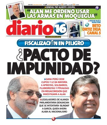 Ã² alan me ordeno usar las armas en moqueguaÃ³ - Diario16