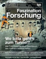 Wo bitte geht's zum Tunnel? - Fakultät für Bauingenieur- und ...