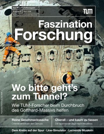 Wo bitte geht's zum Tunnel? - Fakultät für Bauingenieur- und ...