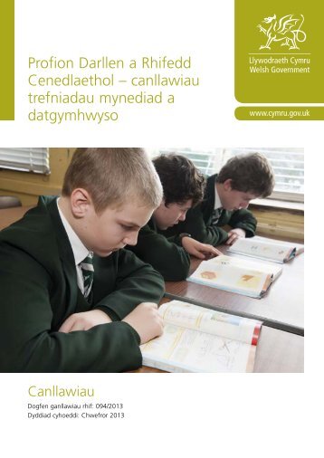 Profion Darllen a Rhifedd Cenedlaethol ... - Learning Wales