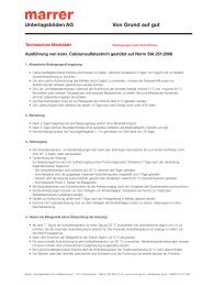 Konventioneller Calciumsulfatestrich - Marrer AG