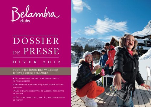 DOSSIER DE PRESSE - Belambra