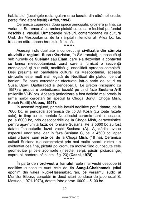 Arheologia preistorică a lumii neolitic şi eneolitic - cIMeC