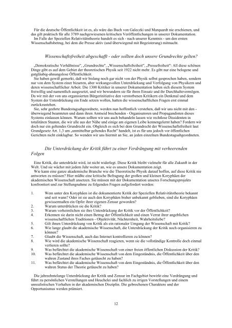 Offener Brief an die Abgeordneten des Deutschen Bundestages