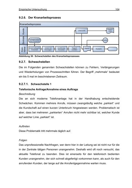 Prozessorientierte Organisationsentwicklung in einem KMU