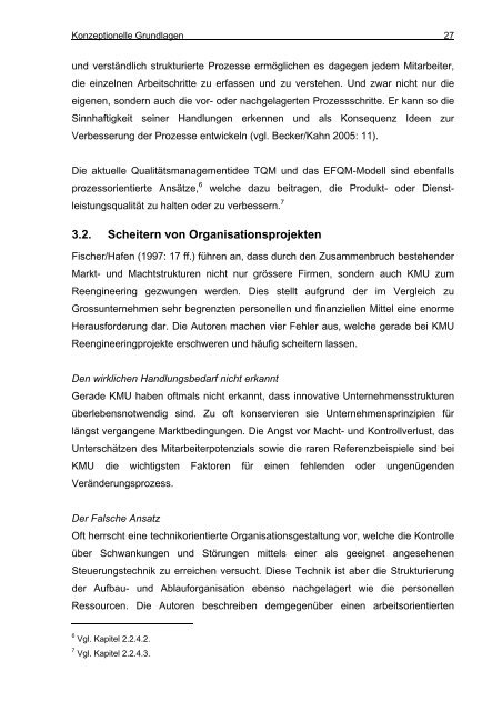 Prozessorientierte Organisationsentwicklung in einem KMU