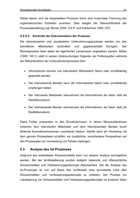 Prozessorientierte Organisationsentwicklung in einem KMU