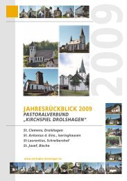 JAHRESRÃCKBLICK 2009 - Kirchspiel-drolshagen.de