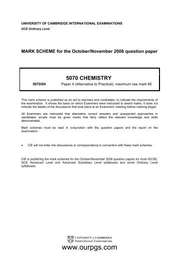 Chemistry-Marking Scheme/Chemistry-MS-P4-O.N-08 ... - Ourpgs.com