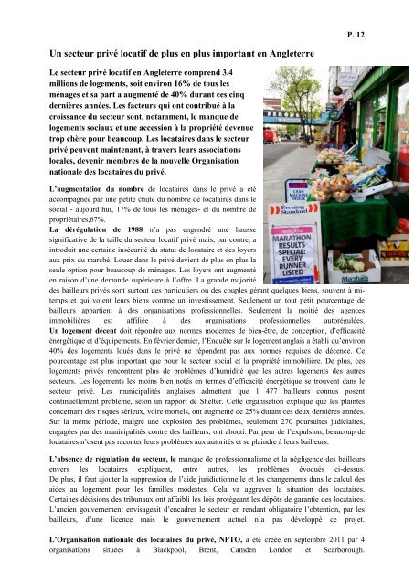 Alliance Internationale des Locataires - International Union of Tenants