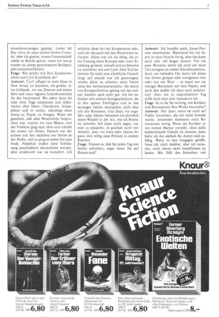 SFT 6/84 - Science Fiction Times