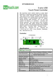 5-wire USB Touch Panel Controller - Altrac