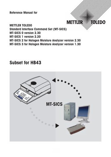 MT-SICS - Mettler Toledo