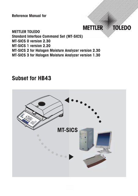 MT-SICS - Mettler Toledo