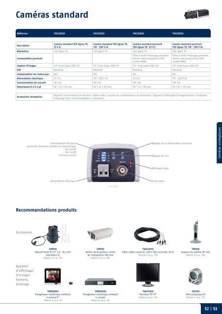 VidÃƒÂ©o | Alarme | MÃƒÂ©catronique Catalogue 2012 - TRIGRESS Security