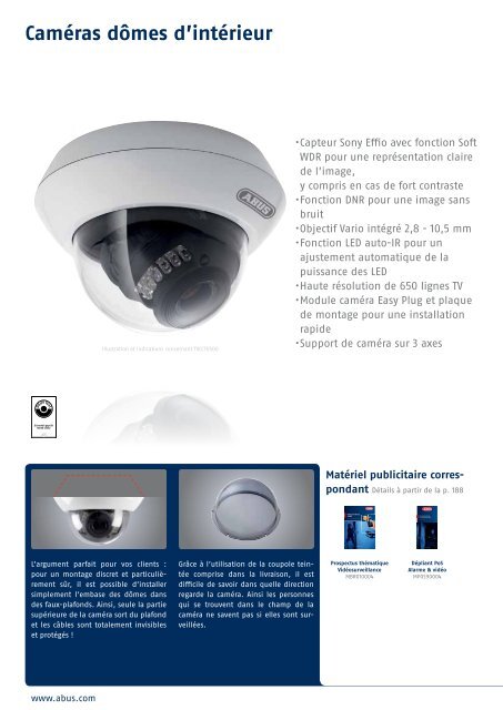 VidÃƒÂ©o | Alarme | MÃƒÂ©catronique Catalogue 2012 - TRIGRESS Security