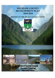 WICKLOW COUNTY DEVELOPMENT PLAN 2010-2016 - Wicklow.ie