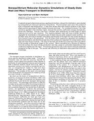 Nonequilibrium Molecular Dynamics Simulations of Steady-State ...