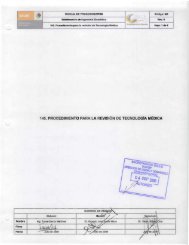 145. Procedimiento para la revisiÃ³n de TecnologÃ­a MÃ©dica - Centro ...