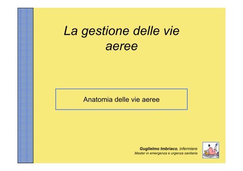 La gestione delle vie aeree PDF - Rossoemergenza