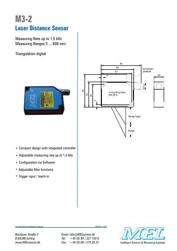 M3-2 Laser Distance Sensor