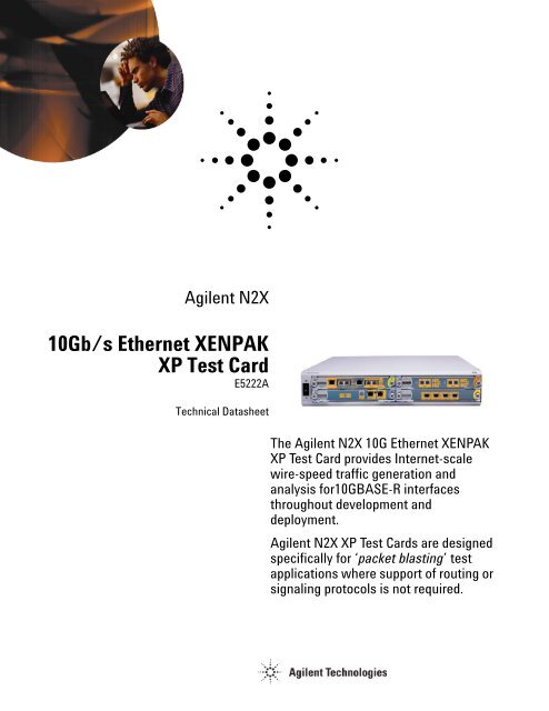 10Gb/s Ethernet XENPAK XP Test Card - Ixia