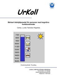 UrKoll - Certec - Lunds Tekniska HÃ¶gskola