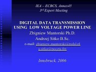 Digital Data Transmission Using A Low Voltage Power Line