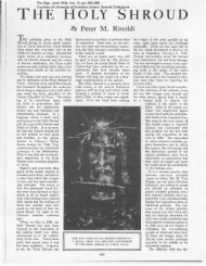 the Holy Shroud - The Shroud of Turin Website