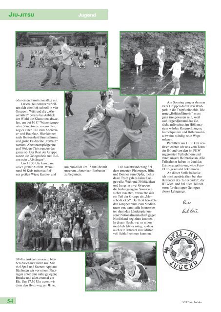 judo-kalender 2006 - Dachverband für Budotechniken Nordrhein ...