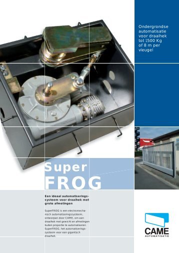 SuperFROG motor (Pdf) - Came