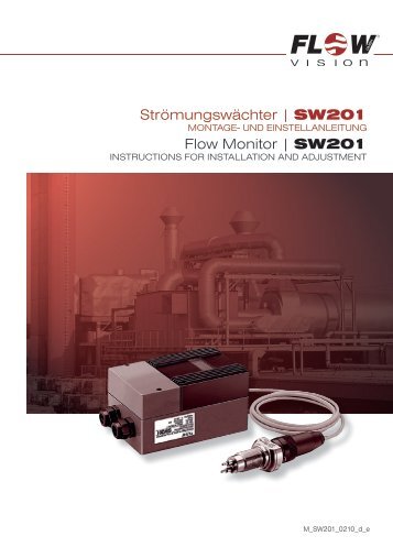 StrÃ¶mungswÃ¤chter | SW201 Flow Monitor | SW201 - FlowVision GmbH